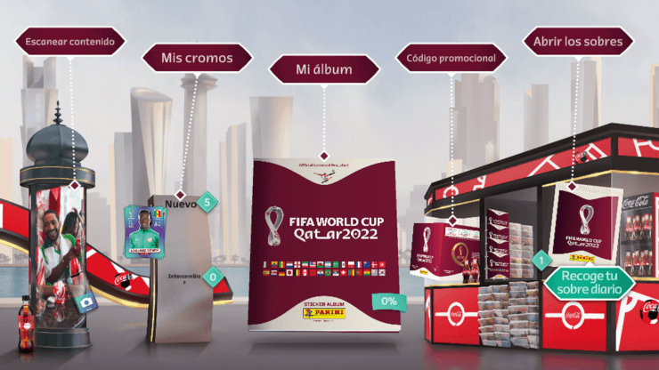 Codici per buste gratuite - Album Qatar 2022
