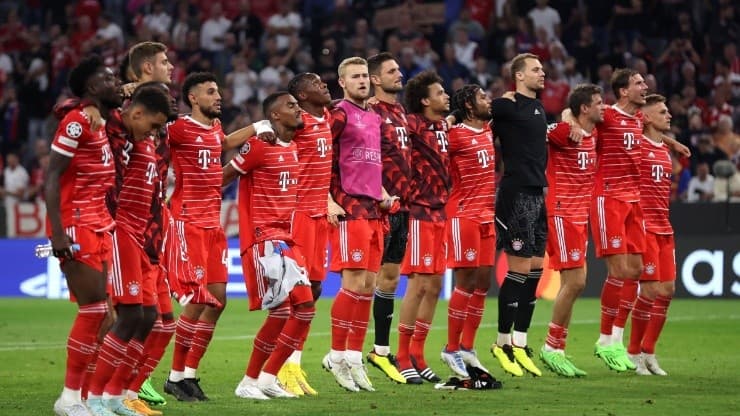 Giocatori del Bayern Monaco.