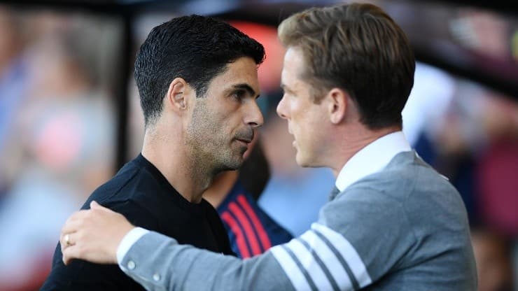 Mikel Arteta e Scott Parker
