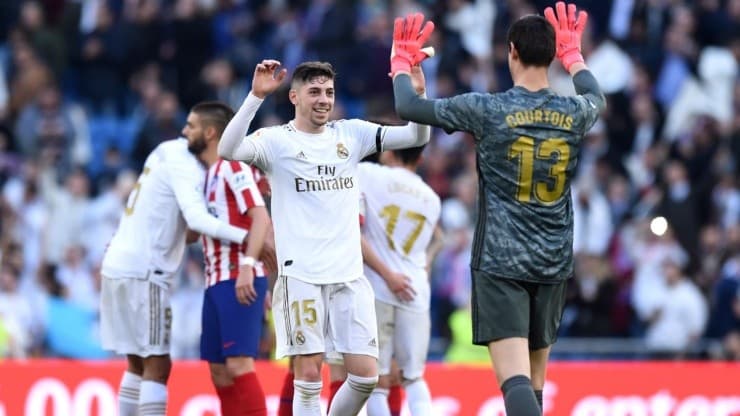 Valverde e Courtois.