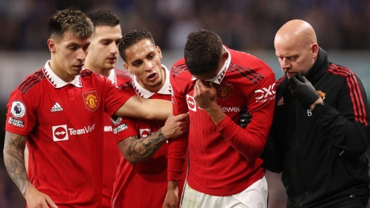 Varane è uscito ferito e con le lacrime agli occhi.