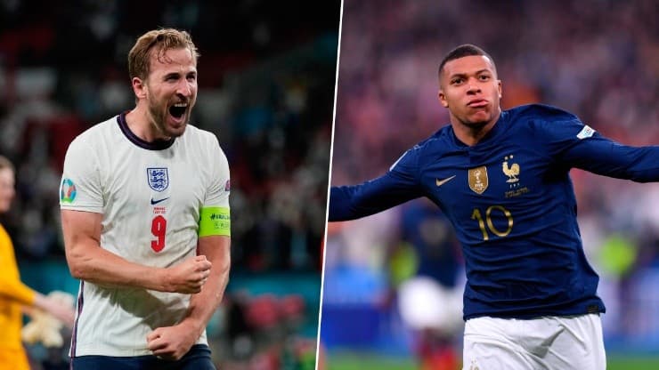 Harry Kane e Kylian Mbappé, due dei possibili marcatori.