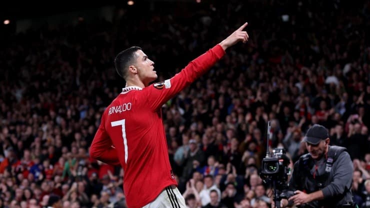Cristiano Ronaldo, in uscita dal Manchester United.