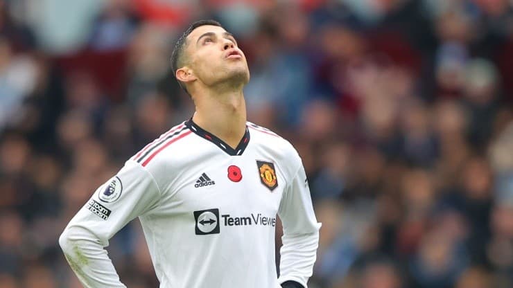 Cristiano Ronaldo, dimissionario al Manchester United.