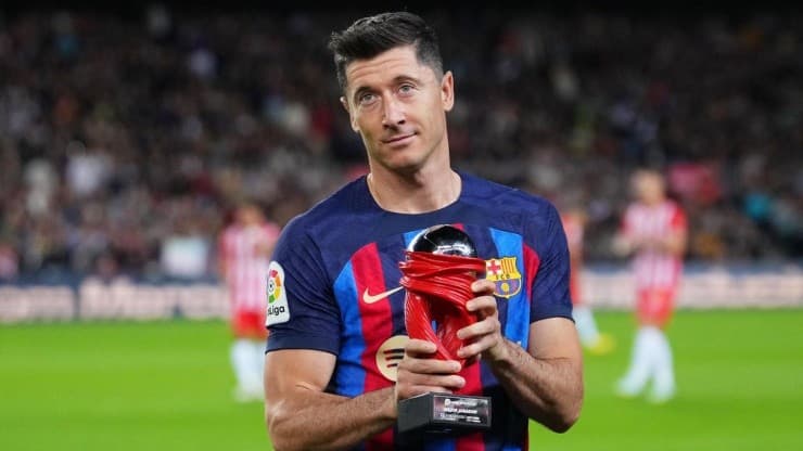 Robert Lewandowski al Barcellona.