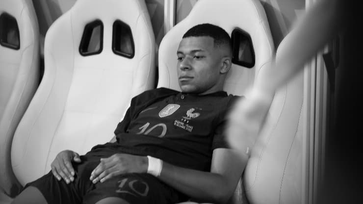 Mbappé alla finale di Qatar 2022.