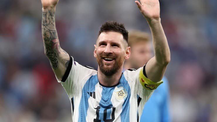 Lionel Messi a Qatar 2022.
