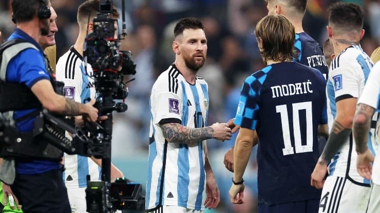 Messi e Modric, una coppia di gentiluomini in campo.