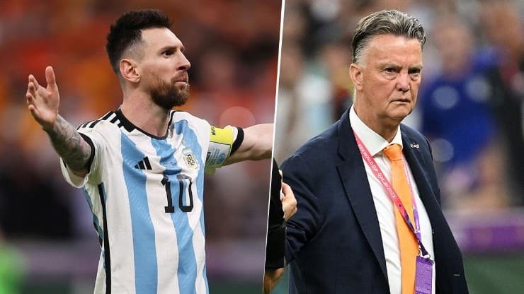 Messi e Van Gaal nei quarti di finale.