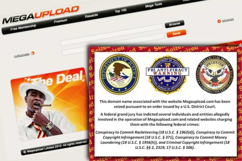 Il successo di Megaupload si è scontrato con l'FBI e le autorità statunitensi
